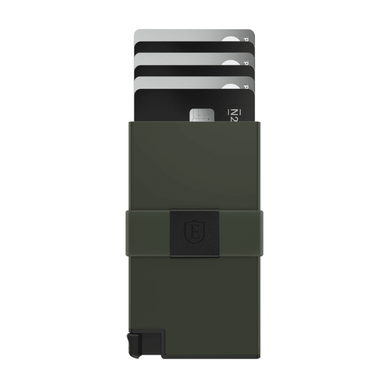 Army Green Aluminum Cardholder