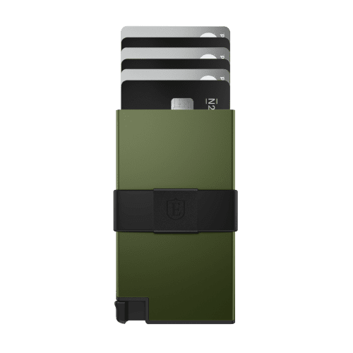 Olive Aluminum Cardholder