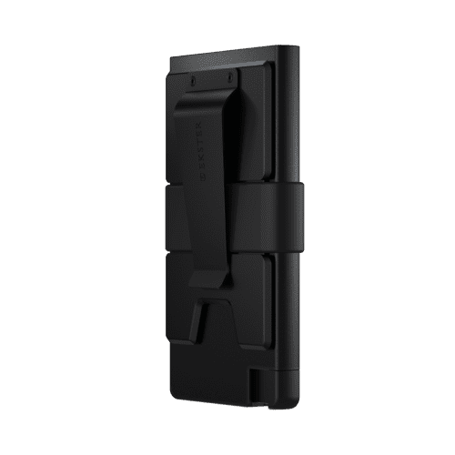 EK CASHCLIPBACKPLATE BLACK ANGULARALU